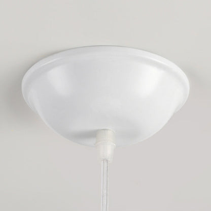 White Pendant Lighting Japanese Vintage Creative Silk Ceiling Light