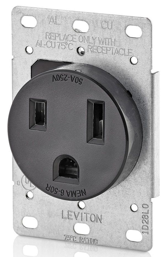 5374, Straight Blade Power Receptacle
