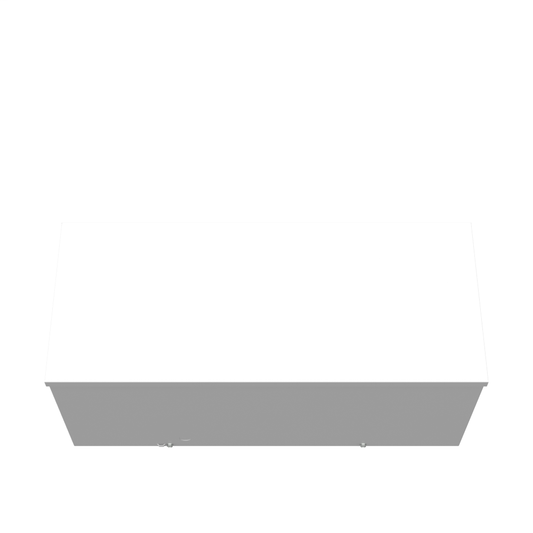 10x24X10 Screw Cover Wireway Type 3R UL Listed Steel No Knockouts ANSI 61 Gray Quad D Knockout For Lock
