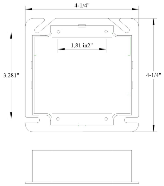 11272, Square Box Cover