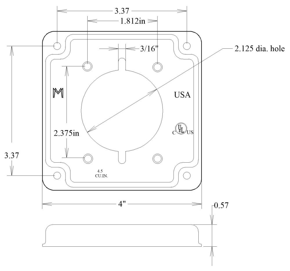 11422, Electrical Square Box Cover