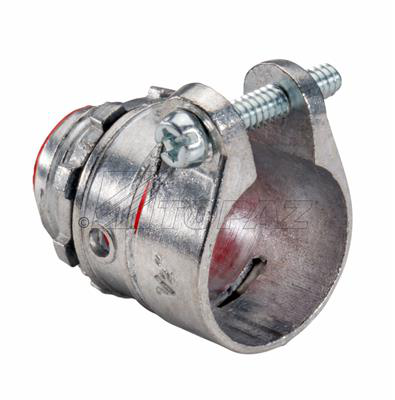 2" Insulated Throat Straight Squeeze Type BX-Flex Connector