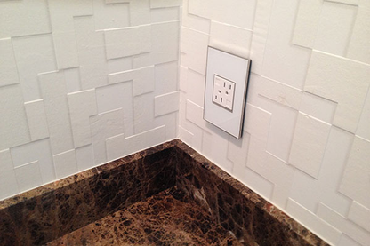 adorne® Tamper-Resistant 15A Duplex Self-Test GFCI Receptacles, White
