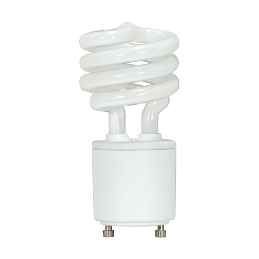 13 Watt; Mini Spiral Compact Fluorescent; 2700K; 82 CRI; GU24 base; 120 Volt