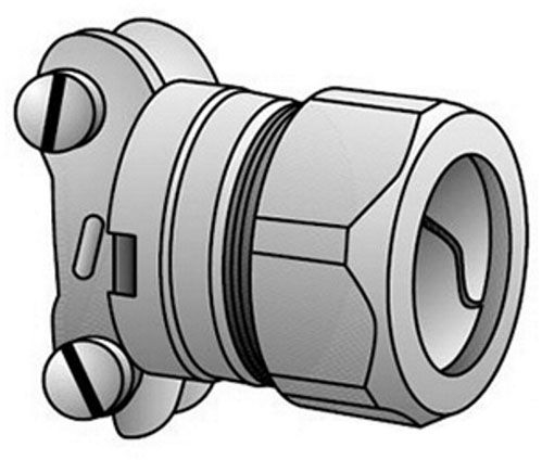 9038-W, EMT to Flexible Conduit Combination Coupling