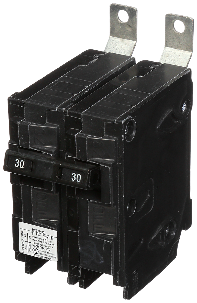 BREAKER 30A 1P 120240V 10K HID BL