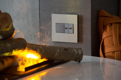 adorne® Satin Nickel 1-Gang Screwless Wall Plate