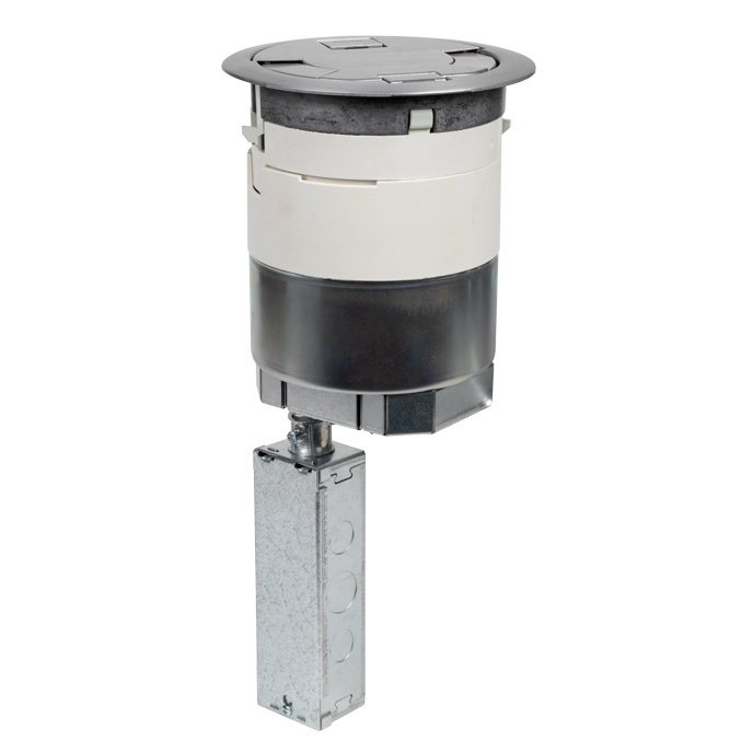 6IN PREWIRED AV PT SURF ASSEM AA BRUSHED ALUMINUM