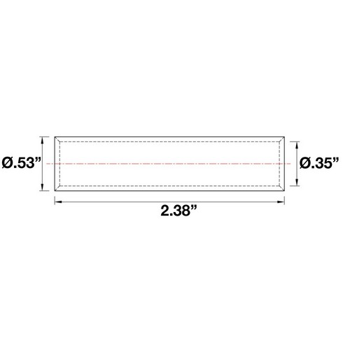 Aluminum Long Barrel Compression Splices #1 Awg