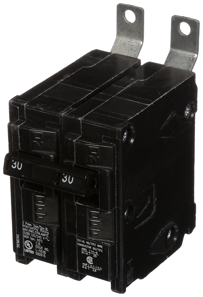 BREAKER 30A 2P 120/240V 10K BL