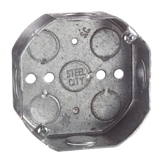 4 STEEL OCTAGON BOX