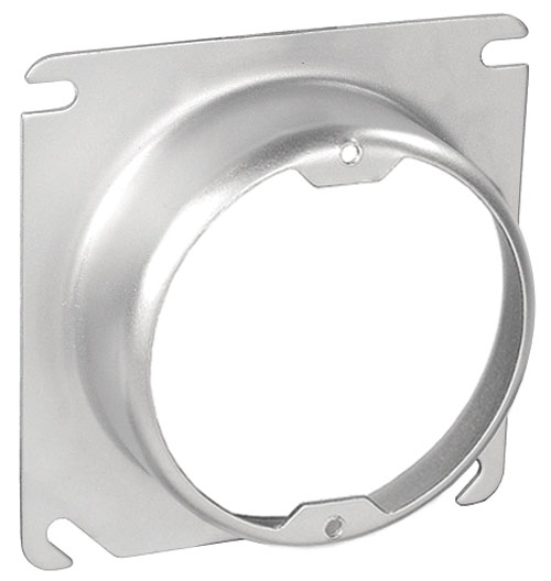52C3-1-1/4 - Four Square to Round Device Ring 1-1/4" Raised, 25 Pak