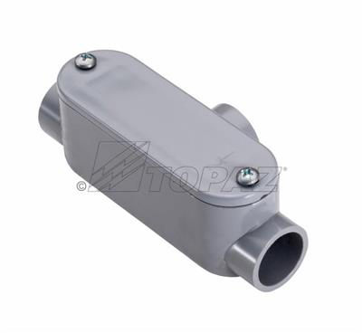 1" Schedule 40 PVC T Type Conduit Bodies