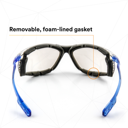 3M Virtua CCS Protective Eyewear 11872-00000-20, with Foam Gasket, CLEAR Anti-Fog Lens, 20 EA/Case