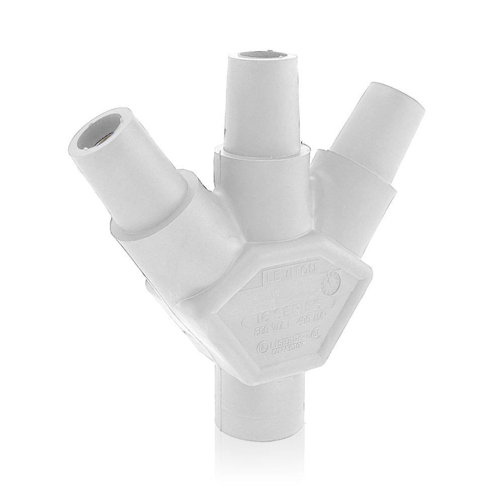 3-Fer Adapter, Male-Female-Female-Female