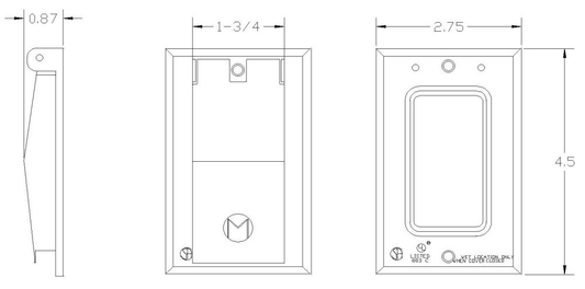 30554, Weatherproof Device Box Cover