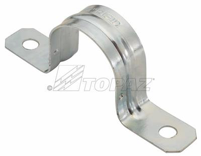 1/2" Two Hole, Steel Rigid Straps Snap-On Type