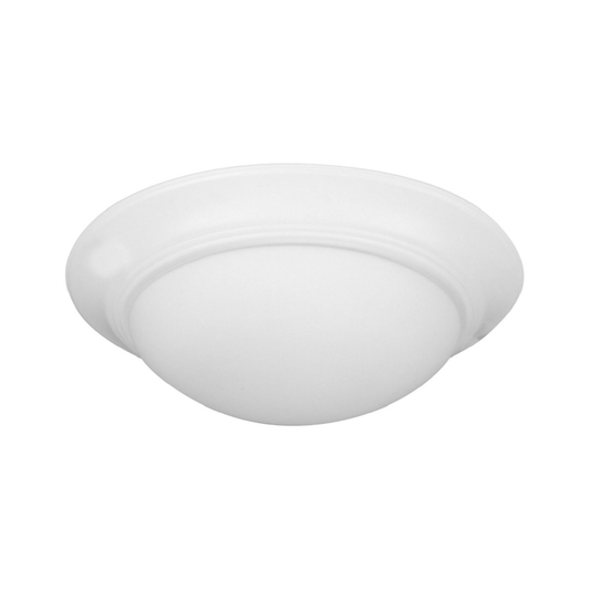 2 Light Elegence Bowl LED Light Kit in White (Flushmount Glass)