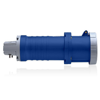 100 Amp, 250 Volt 3-Phase, 3P, 4W, North American Pin & Sleeve Connector, Industrial Grade, IP67, Watertight - BLUE