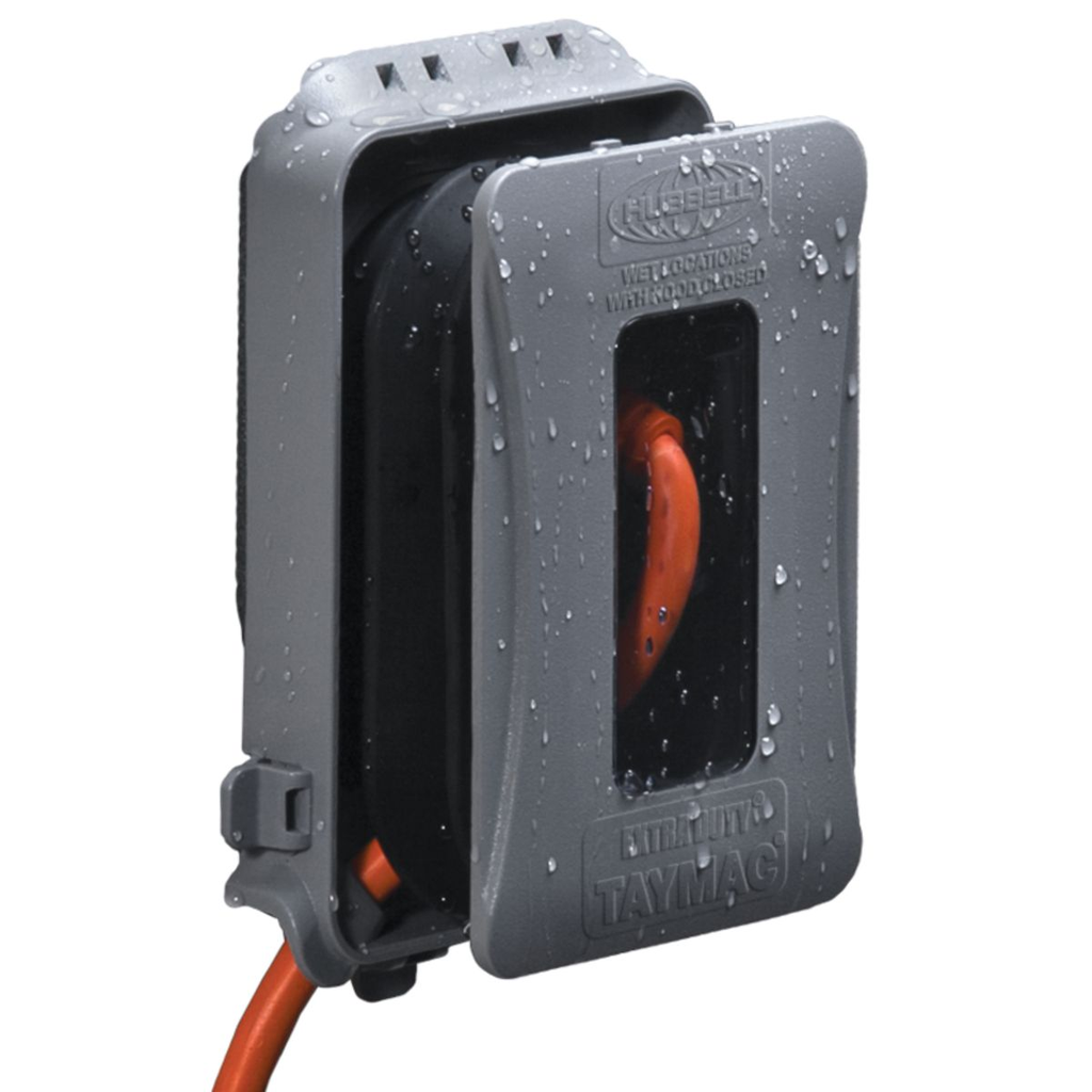 1-Gang Weatherproof In-Use Cover, Expandable, EXTRA DUTY¬Æ, Gray