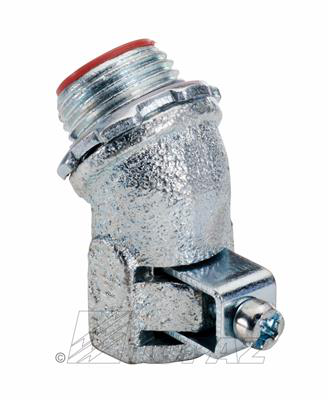 3/8" 45° Insulated Throat Top-Bite Saddle Type Connector