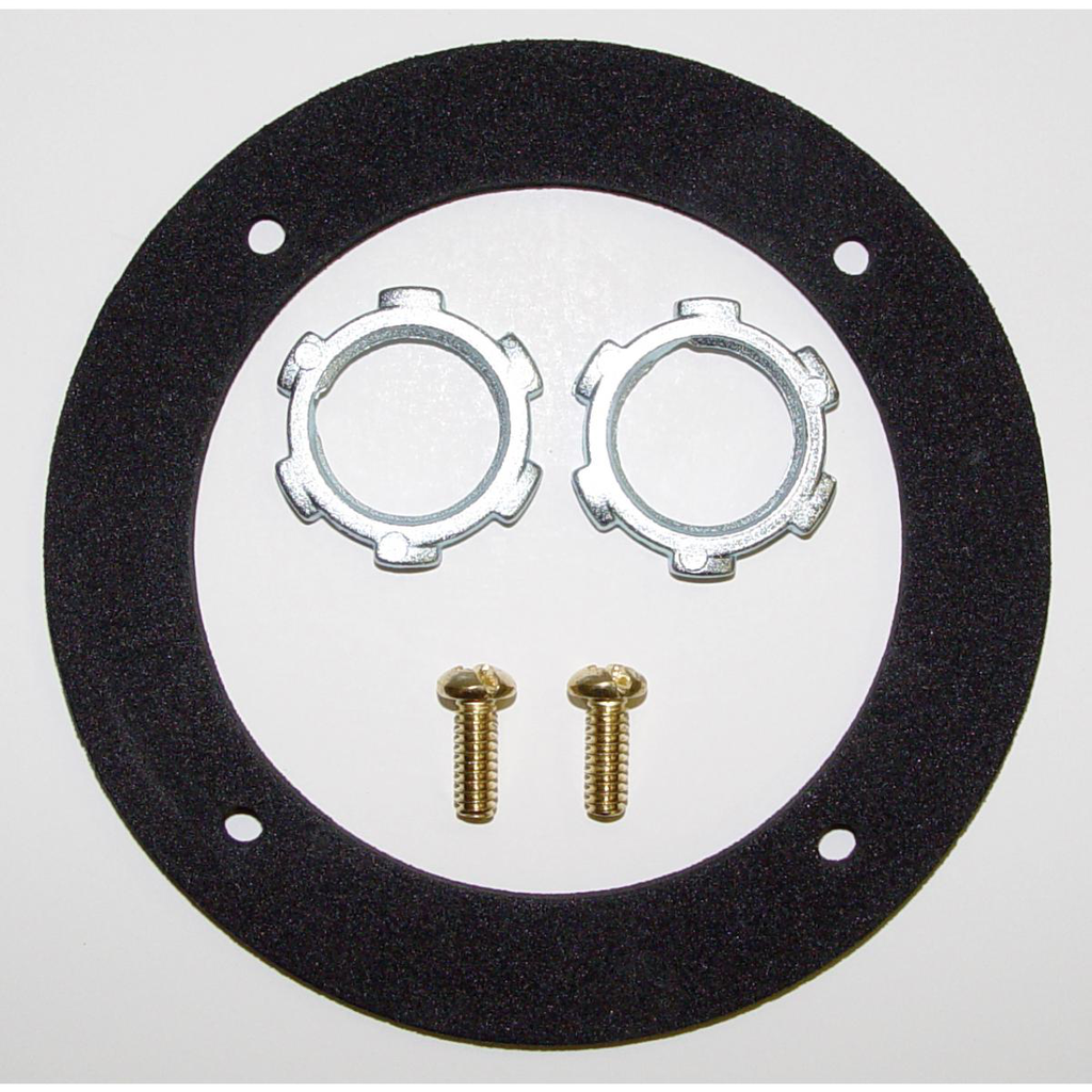 1 - Light Die Cast Mounting Plate - Dark Bronze Finish