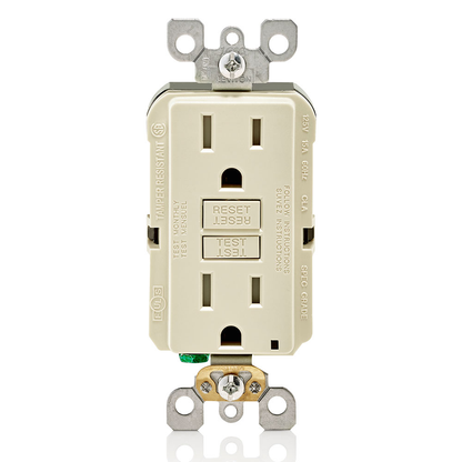 15 Amp SmartlockPro® GFCI Receptacle/Outlet