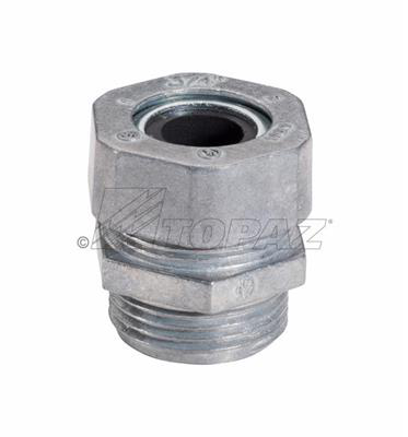 1/2" Zinc Die Cast Flexible Cord Connectors Cable Range .260"-.375"