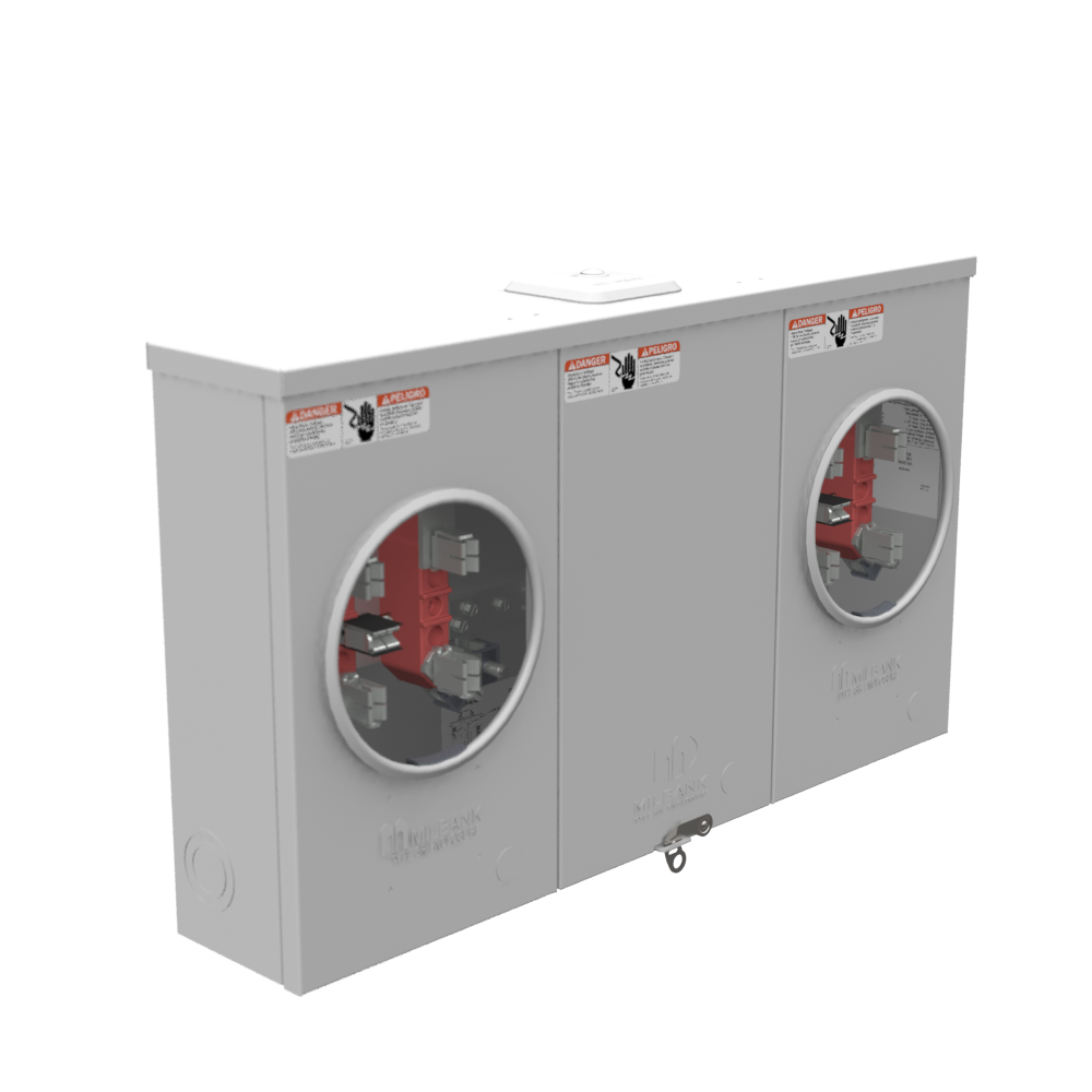 5 Terminal Ring Type Small Closing Plate 2 Position Single Connector 6-350kcmil 7-8 In Barrel Lock Ground With Bracket Provision