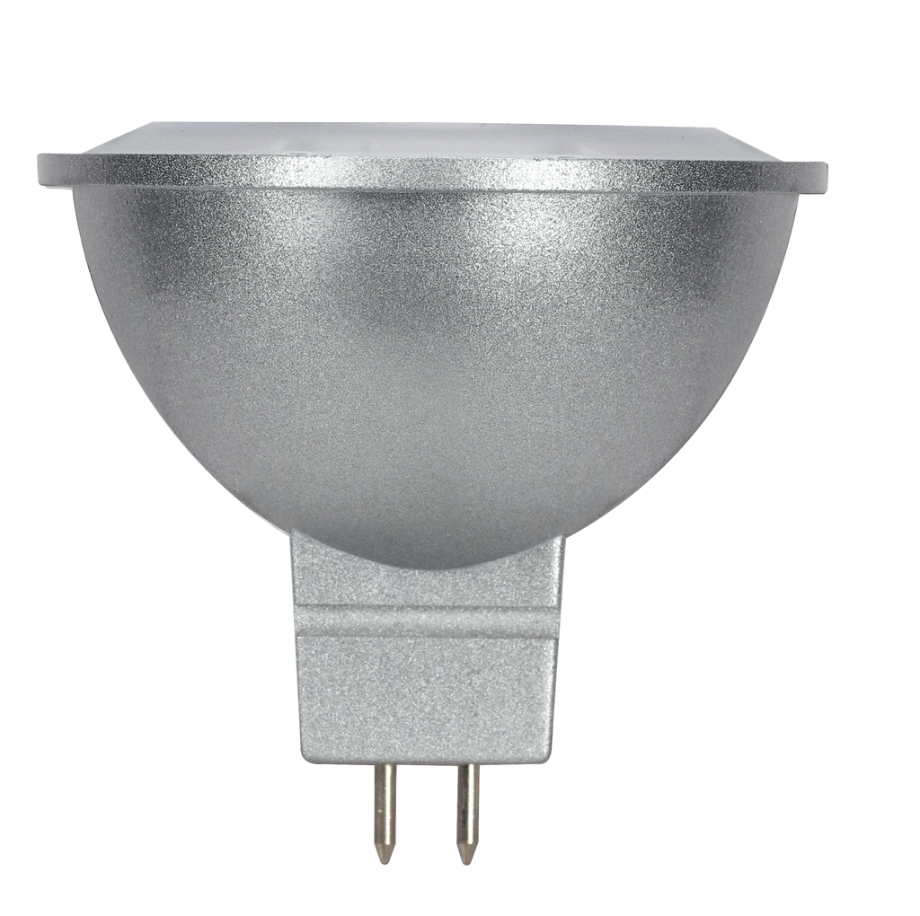 8W; LED MR16; 4000K; 40 deg. beam spread; GU5.3 base; 12 Volt AC/DC
