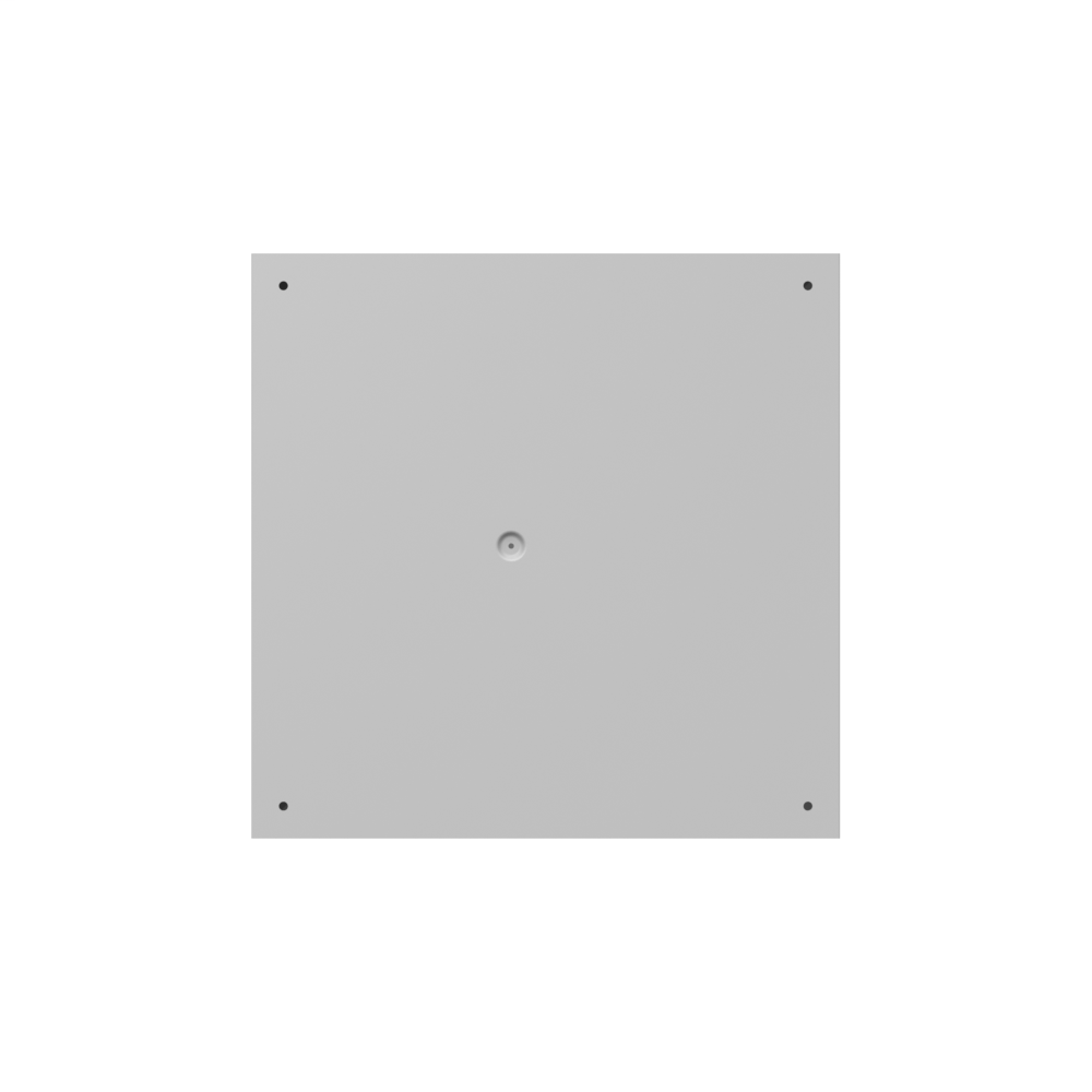 18x12x18 Screw Cover Type 1 UL Steel No KO Gray Cover w/Teardrop Slots Holes In Back
