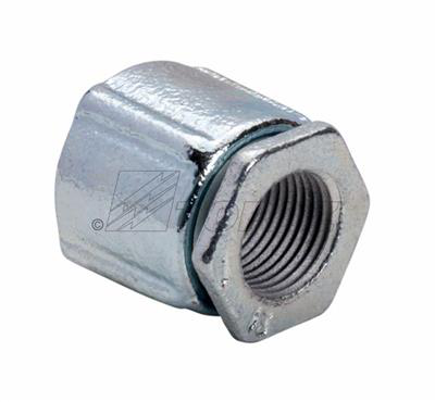3-1/2" Rigid 3 Piece Couplings HDG Malleable Iron