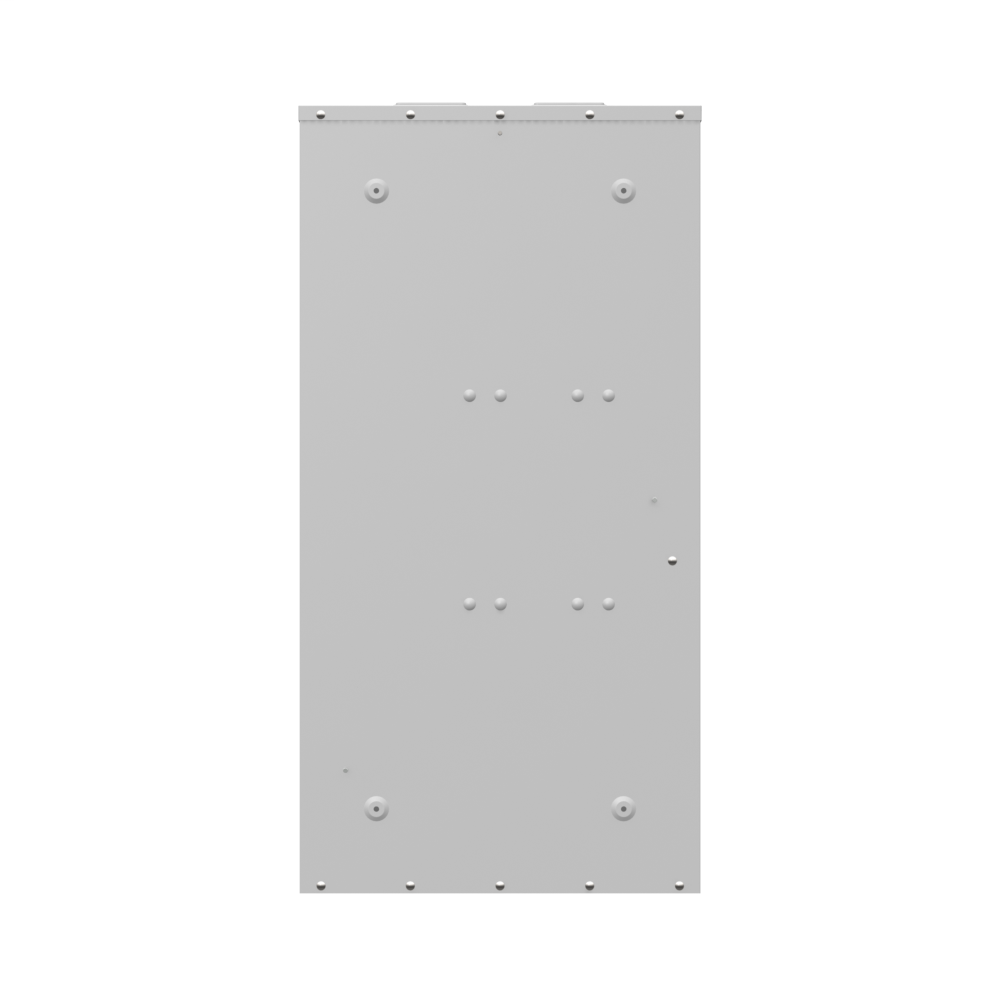 6 Terminal Ringless 2 Large Closing Plates Test Switch Prewired 26in-51in-10in Painted Steel Long Island Lighting Company