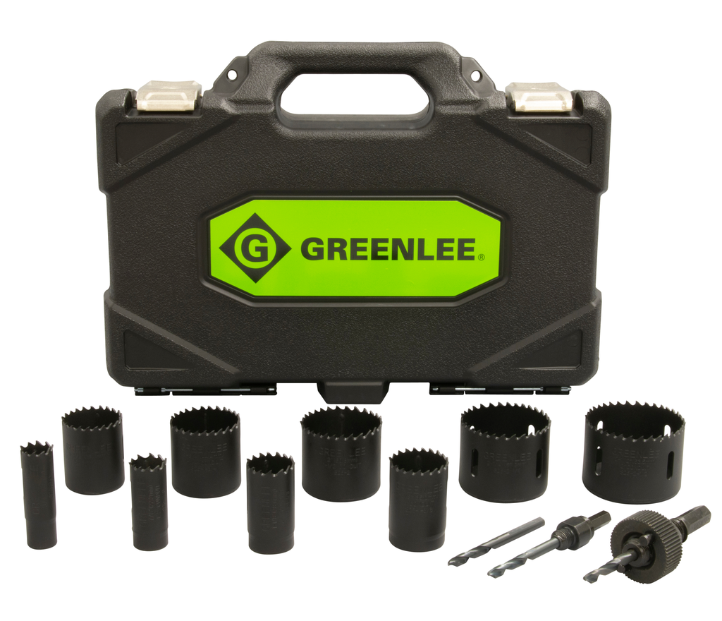 12-Piece Hole Saw Set with 3/4" - 2-1/2" Saws