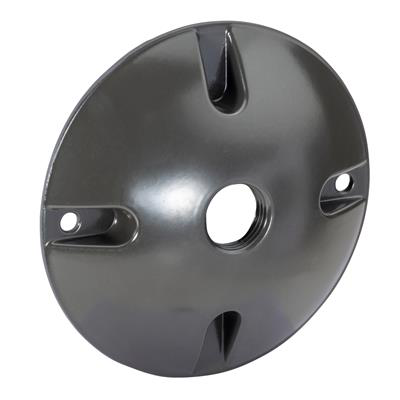 1 Hole Round Weatherproof Cover Bronze