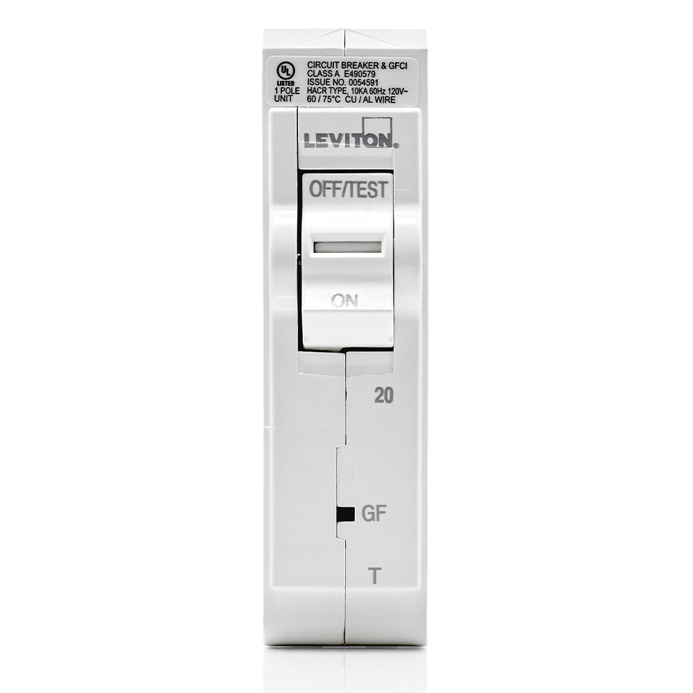 20A 1-Pole GFCI Thermal Magnetic Branch Circuit Breaker