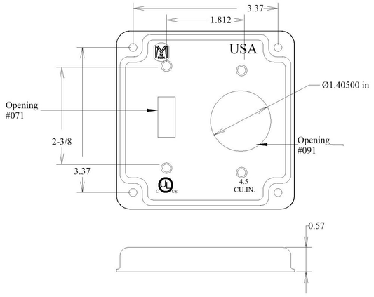 11414, Electrical Box Cover