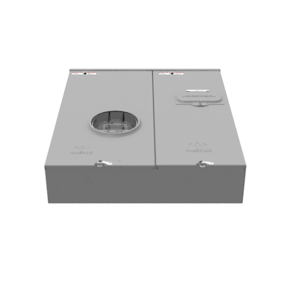 4 Terminal Ringless Large Closing Plate Lever Bypass 2-200 Ampere Main Breaker 9-16 In Barrel Lock With Bracket Provision