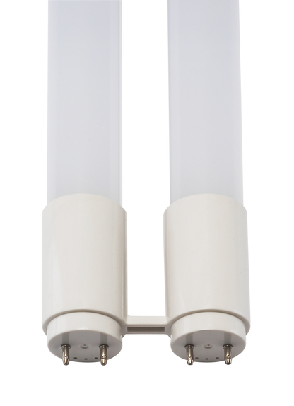 13 Watt T8 U-Bend LED; 50000 Hours; Medium bi-pin base; 1900 Lumens; 4000K; Type A/B; Ballast Dependant or Ballast Bypass; Single or Double Ended Wiring