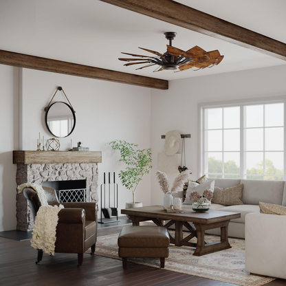 52-inch architectural bronze windmill ceiling fan