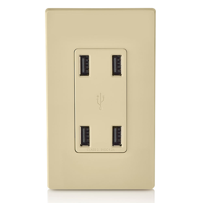 4.2A 4-Port USB Type-A Wall Outlet Charger