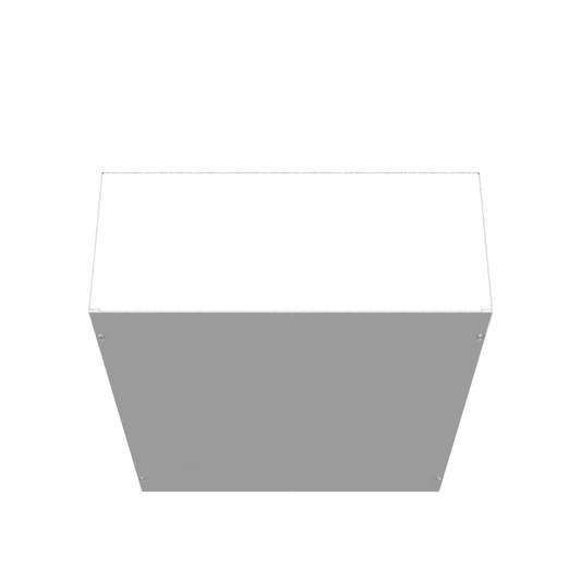30x10x24 Screw Cover Type 1 UL Listed Steel No Knockouts ANSI 61 Gray Cover With Teardrop Slots Mounting Holes In Back