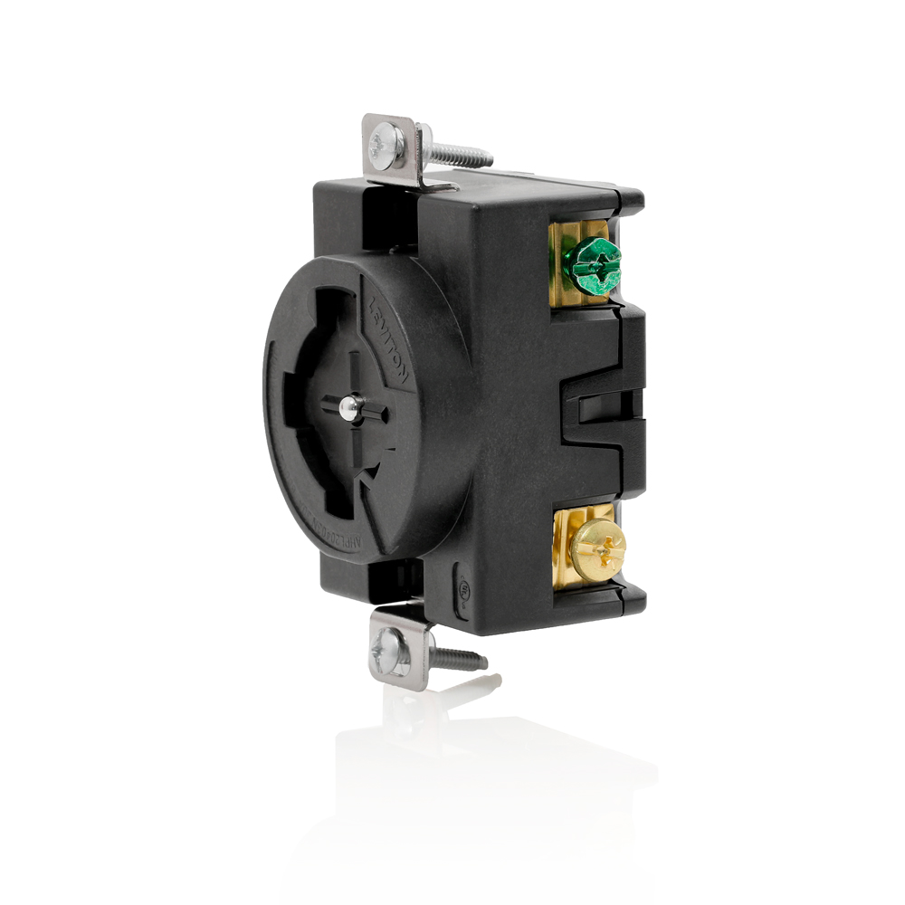 30 Amp, 600 Volt, Single Flush Receptacle
