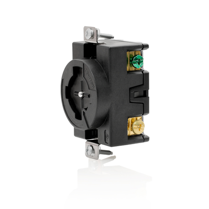 30 Amp, 600 Volt, Single Flush Receptacle