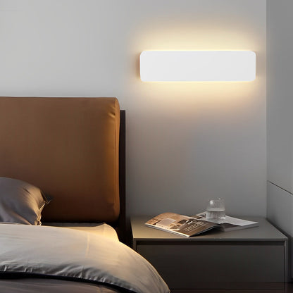 Wall Adjustable Light White Rectangular LED Metal Light
