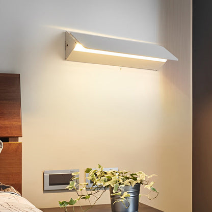 Wall Adjustable Light White Rectangular LED Metal Light