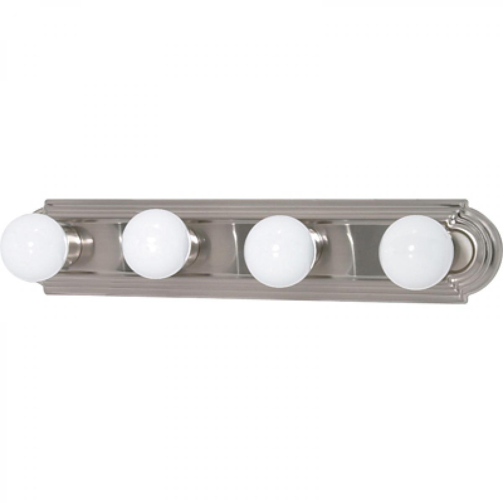 4 Light - 24" Vanity Strip - Brushed Nickel Finish