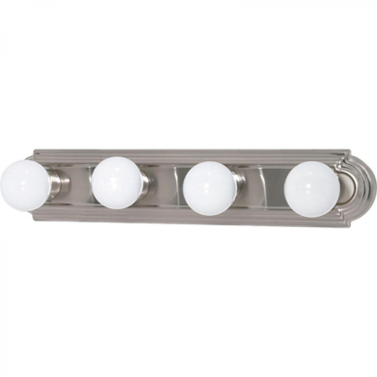 4 Light - 24" Vanity Strip - Brushed Nickel Finish