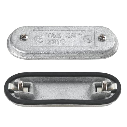 3/4 IN CAST CVR, GRAY IRON, FORM 8