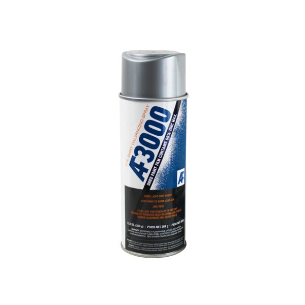 12Af3000-13 Af3000 Cold Spray Galvanizing Coating 13 Oz Can (Shiny Light Gray Finish 65 Percent Zinc) 6/Case